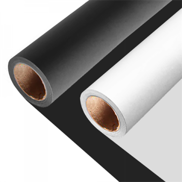 Achtergrond papier 2 75x11m set 1x arctic white en 1x black full 2406 1 41314 612