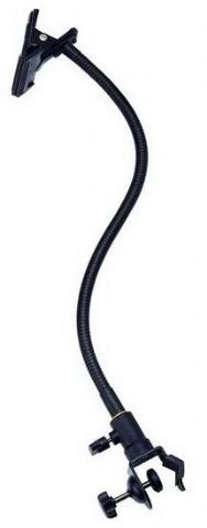 Flexibele arm voor studiogebruik met klem en U-klem 40cm All Inn prijs.