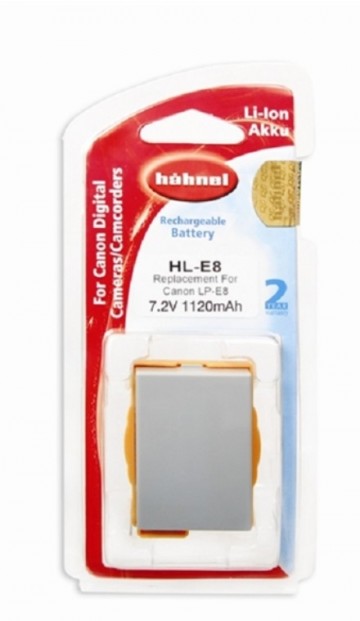 Hähnel  LP-E8 accu 7,2V 1120Mah