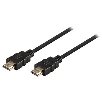 Goldplated HDMI + ethernet + 3D kabel 1,5 m. AllInn