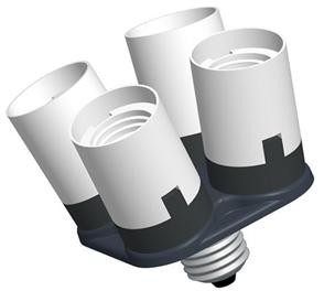 Falcon Eyes lamphouder van 1 naar 4 lampen