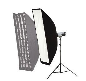 Menik Striplight softbox 35x160cm met grid All Inn prijs!