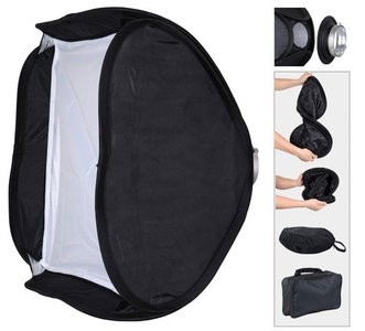 Strobist, inklapbare softbox 60x60 met grid. All Inn prijs.