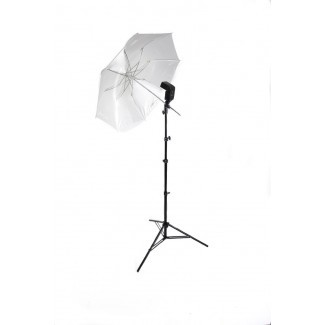 Strobist aanbieding: lampstatief+flitsschoen/parapluhouder+flitsparaplu All Inn prijs