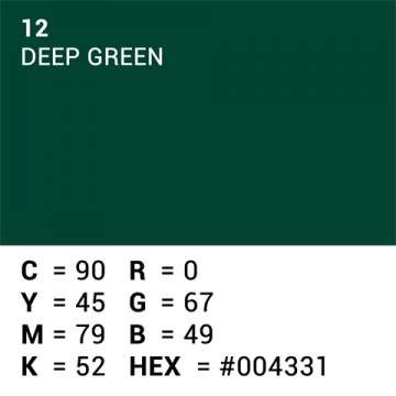 Superior achtergrondpapier 12 deep green 2 72 x 11m full 585112 5 43240 788